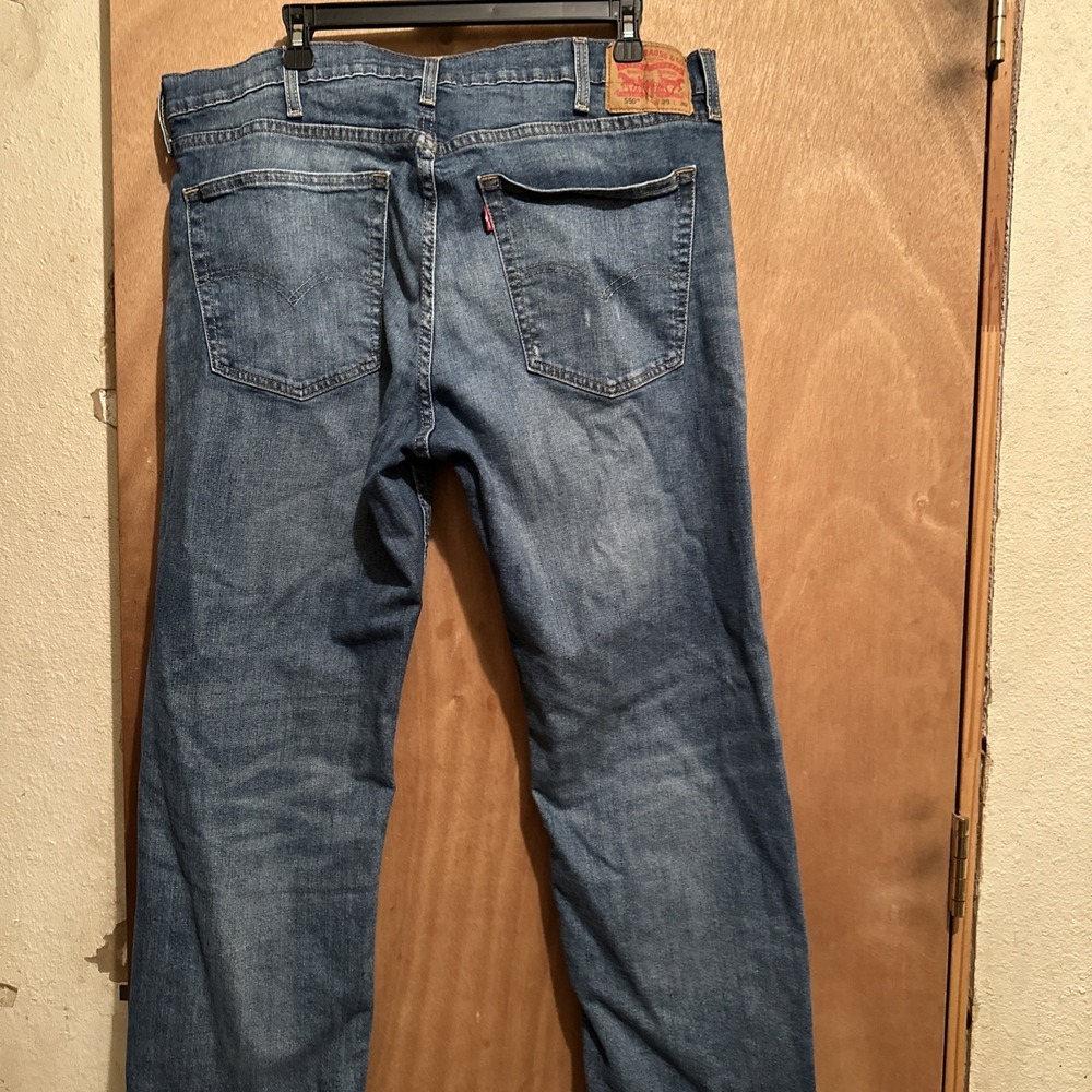 Levi's 559 Mens Relaxed Straight Fit Jeans Medium Wash 38x30